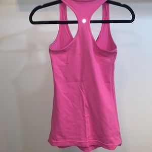Pink lululemon tank